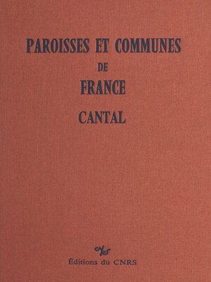 cover image of Paroisses et communes de France